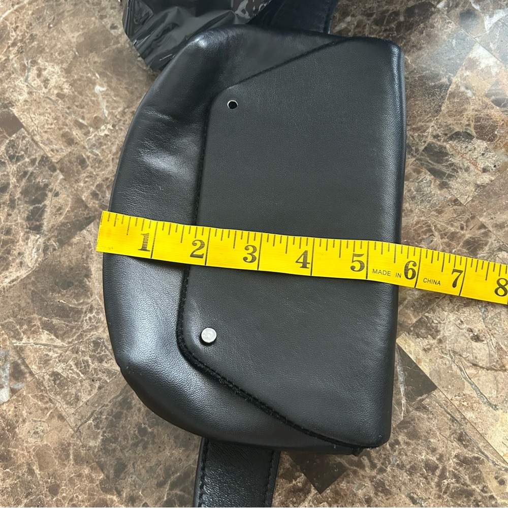 Free People Black Leather Belt Sling Bag. - Picture 11 of 11